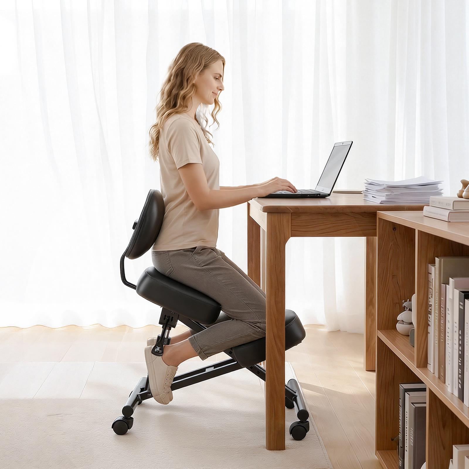 Office Stool - Эргономичное кресло для медитации с подставкой