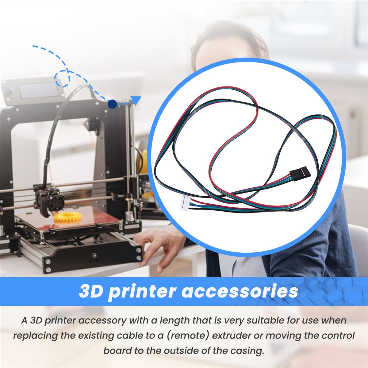 Printer Stand - Кабель для шагового двигателя NEMA 17,