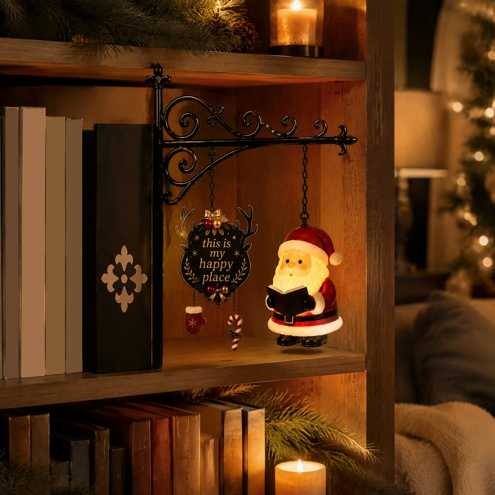 Светодиодная фигурка Санта-Кла – обзор и цена Bookshelf